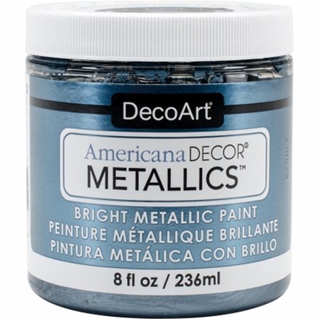 DECO ART 8 oz Americana Decor Metallic Paint, Pewter DE379421